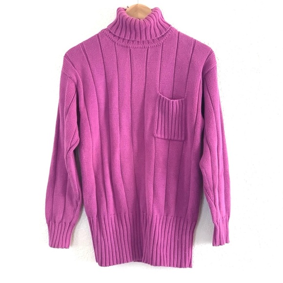 Sweaters - Lizsport | Vintage ribbed knit turtleneck sweater size small